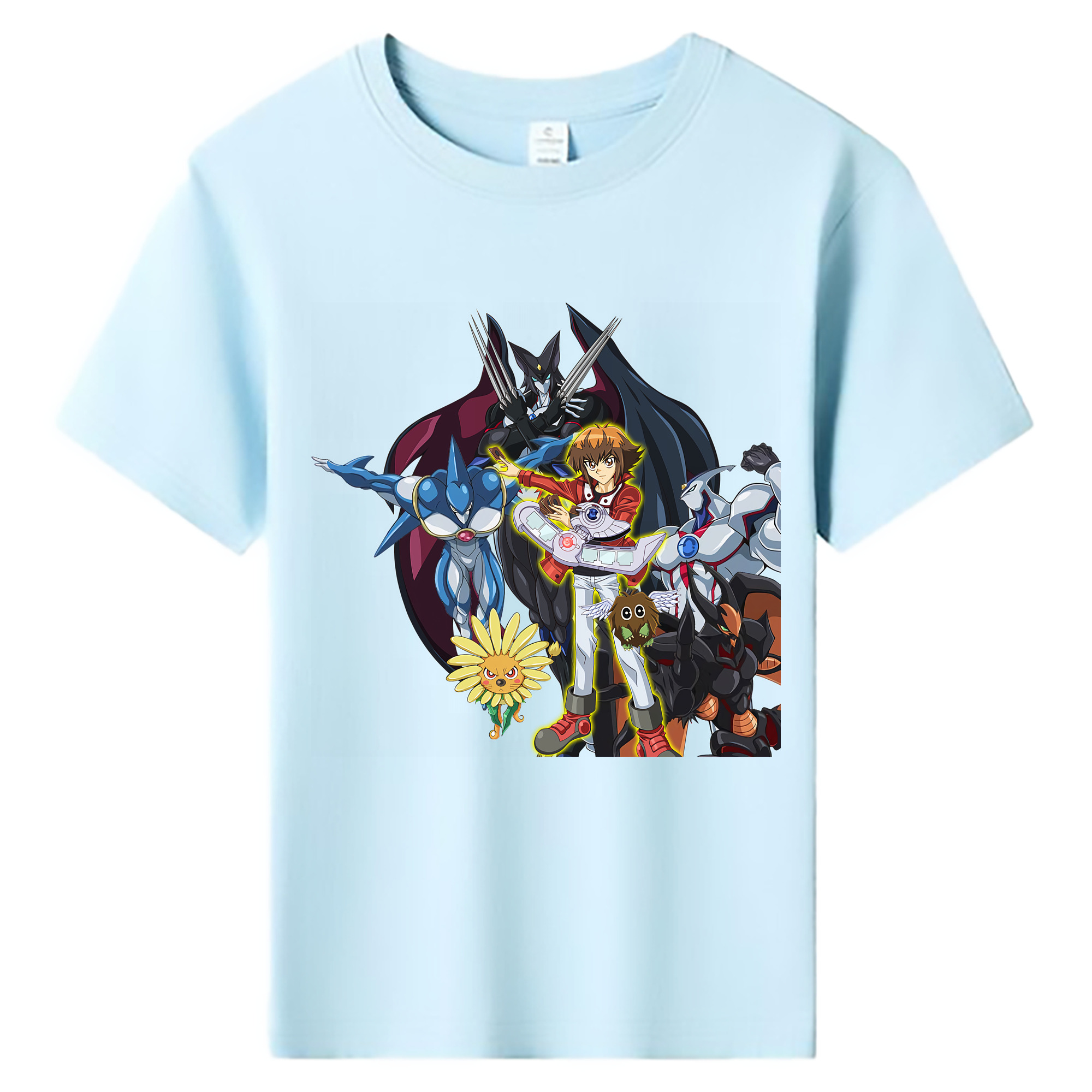 （画像用） 遊☆戯☆王 Yu-Gi-Oh! 綿100％キッズTシャツ（フロントプリント）